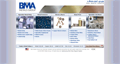 Desktop Screenshot of bmametals.com